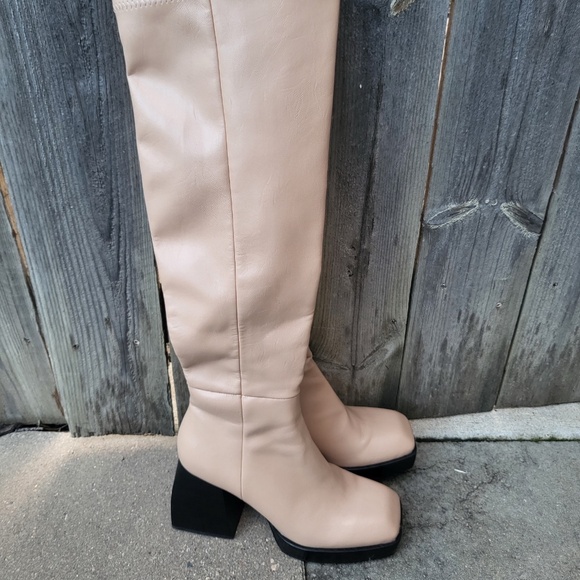 Jeffrey Campbell Shoes - jeffrey campbell knee-high boots size 10